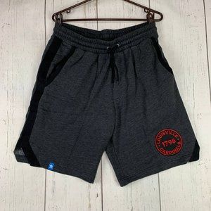 Louisville Cardinals NCAA Adidas Large Black‎ Athletic Shorts New Men